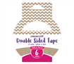 Double Sided Adhesive Tape - 6mm x 16m x 3 ROLLS