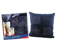 Sashiko Starter Kit - 4x4in templates fabric thread accessories