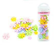 Buttons - Bulk pack - Novelty Packs - flower 50g