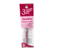 Sewline - Ceramic Leads 3 colour variety pack (Black, White and Pink)