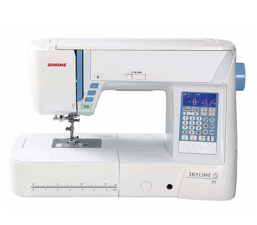 DISCONTINUED Janome Skyline S5 + Bonus items by Janome Sewing Machines