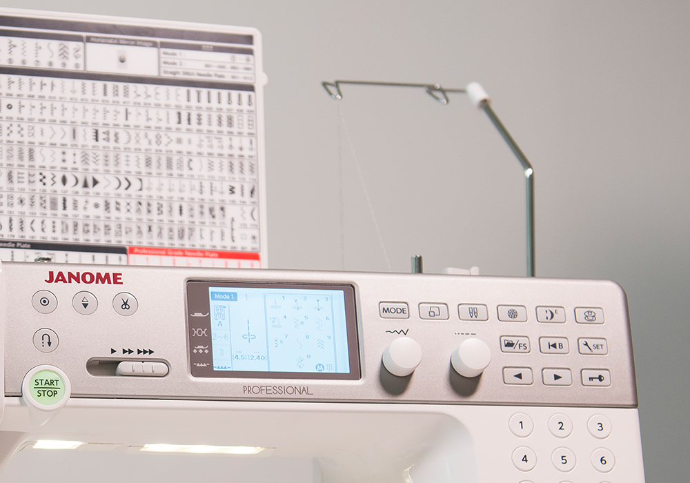 Janome Memory Craft 6700P Professional by Janome Sewing Machines in