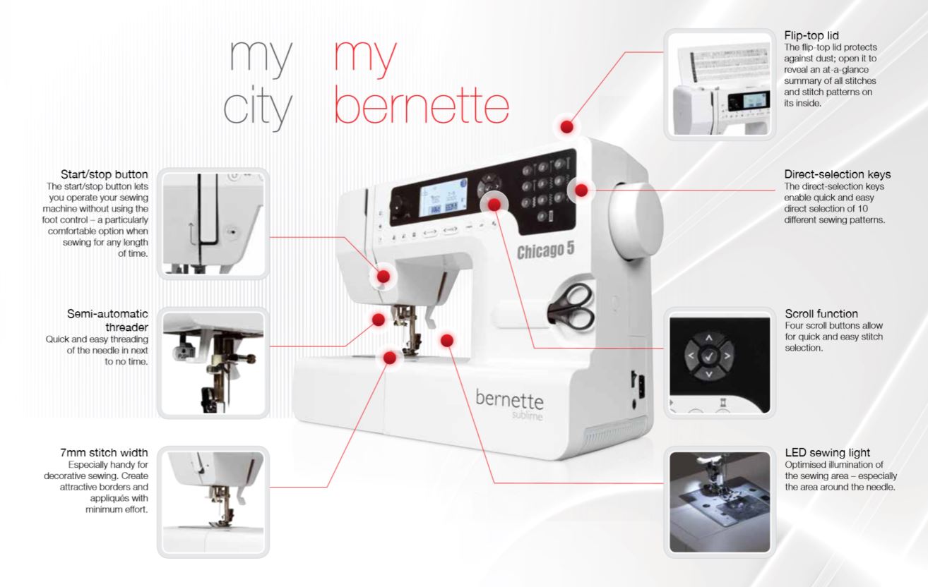 Bernina Chicago 5 by Bernina Sewing Machines and Accessories