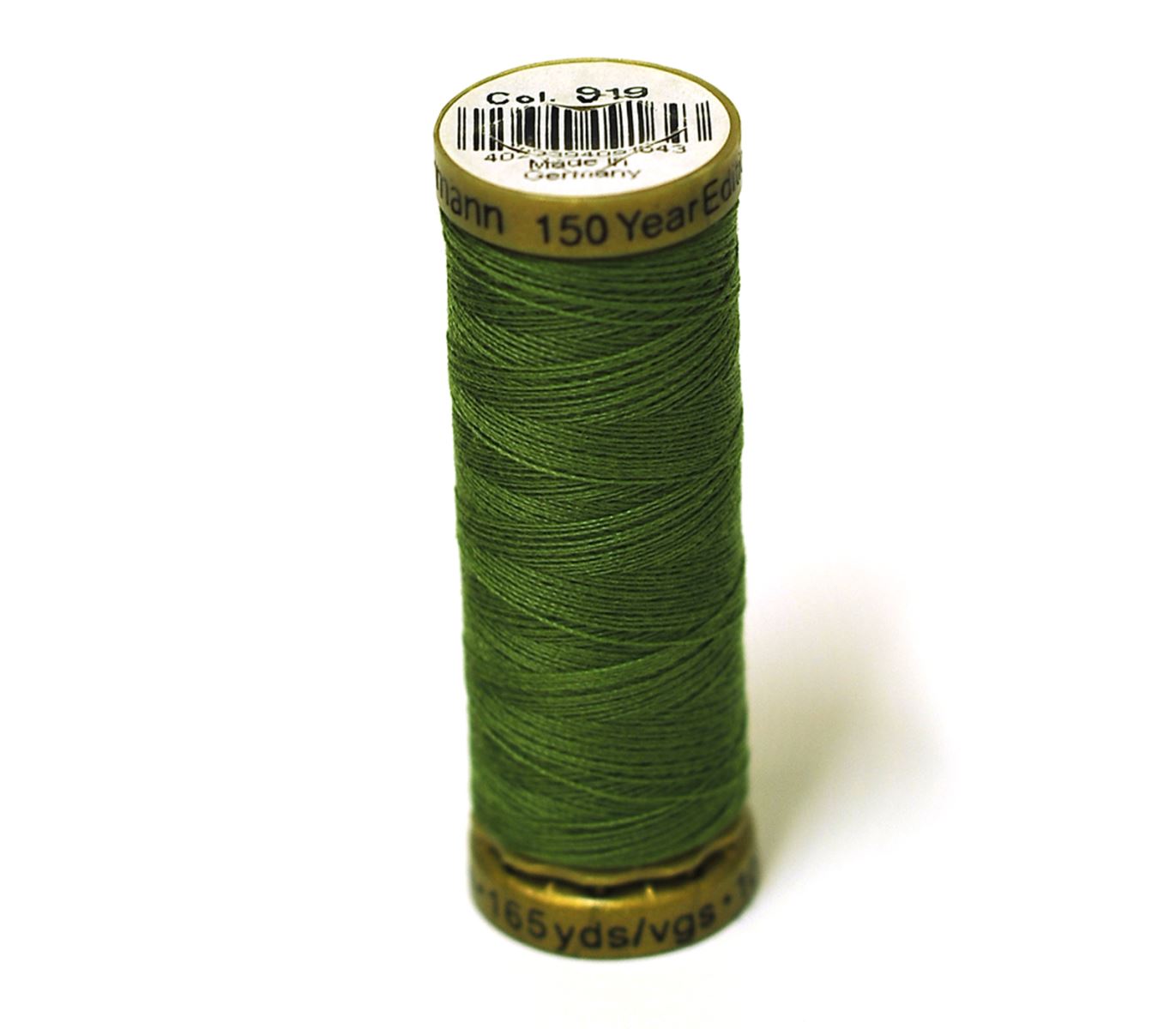 Gutermann SewAll Olive Green Thread (100 Polyester) 150m
