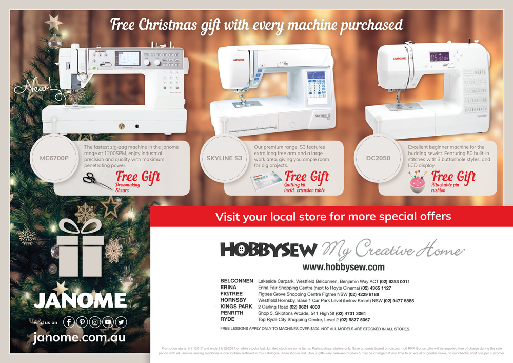 Hobbysew instore catalogue