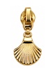 Zipper Pull Shell Gold