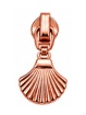  Zipper Pull Shell Rose Gold