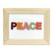 Punch Needle Photo Frame Kit 25.5 x 20.5cm - Peace