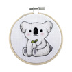 MAKE IT Cross Stitch Kit 10cm - Cute Koala