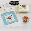 MAKE IT Mini Cross Stitch Kit - Bird with Heart