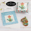 MAKE IT Mini Cross Stitch Kit - Flower Pot