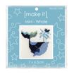 MAKE IT Mini Cross Stitch Kit - Whale