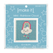 MAKE IT Mini Cross Stitch Kit - Rainbow Cloud