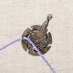 Clover - Yarn Cutter Pendant - Antique Gold