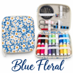 Blue Floral Sewing Kit