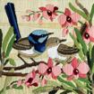 Long Stitch Kit - Blue Wrens & Cooktown Orchids