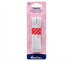 Elastic Ribbed Non-Roll -  Woven White 12mm x 2m