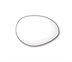 Shoulder Pads Layered Designer Raglan Large White
