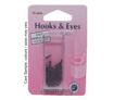 Hooks and Eyes - Size 3 - Black
