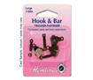 Hook & Bar Trouser Fastener - Large in Black
