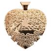 KLASSE SCISSORS - Scissors Pendant Thread Cutter - heart shape - bronze
