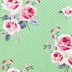 Birch Fabric - Fabric Gutermann X Birch Summer Loft Roses 110cm X 10Mt 100% Co Soft Green-152