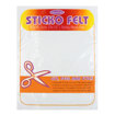 Felt Sticko Polyester 30 x 23cm - White