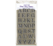 Papercraft Stamps Clear Cling 180 X 90mm - Alphabet Classic Upper
