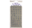 Papercraft Stamps Clear Cling 180 X 90mm - Alphabet Modern