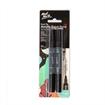 Mont Marte - Acrylic Paint Pens Dual Tip Black 2pc