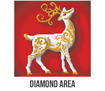 Diamond Art - Reindeer - 30 x 30 cm