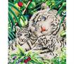 White Tiger And  Cubs 
