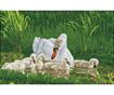 DIAMOND DOTZ - Mother Swan And  Signets - 41.00 x 62.00cm