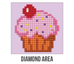 Diamond Dotz Cup Cake Yum