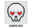 Diamond Dotz Sugar Skull
