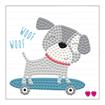 DD1.057F	DIAMOND DOTZ - Skate & Woof - 10 x 10cm