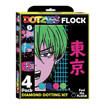 DTZ4.009	DIAMOND DOTZ - Dozties Flock Neon Anime - 25 x 20cm
