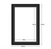 DIAMOND DOTZ - Aperture:66 X 90Cm Black/Blackinside frame:76 x 100cm