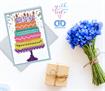 Diamond Dotz Greeting Card - Happy Birthday Cake - 12.6 x 17.7cm