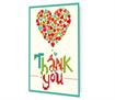 Diamond Dotz Greeting Card - Thank You Heart - 12.6 x 17.7cm