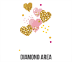 Diamond Dotz Greeting Card - Love Balloons - 12.6 x 17.7cm