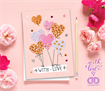 Diamond Dotz Greeting Card - Love Balloons - 12.6 x 17.7cm