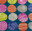 Nature - 100% Cotton - Colourful Stones