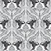 TULA PINK GREYWORK - HUFFIN & PUFFIN - WHISPER