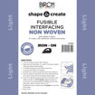 SHAPE TO CREATE I/F Non Woven Fusible Light 90cm - White