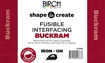 SHAPE TO CREATE I/F Buckram Fusible Firm 90cm - White