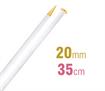Knitting Needle 35Cm X 20.00Mm - champagne/gold glitter