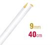 Knitting Needle 40Cm X 9.00Mm - champagne/gold glitter