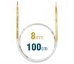 Champagne Circular Knitting Needle 100CM X 8.00MM