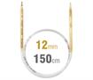 Champagne Circular Knitting Needle 150CM X 12.00MM
